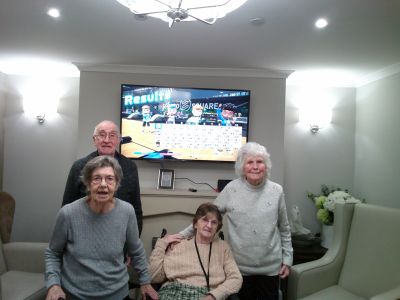 Virtual Bowling Thrills Residents and Staff at Brook Lodge